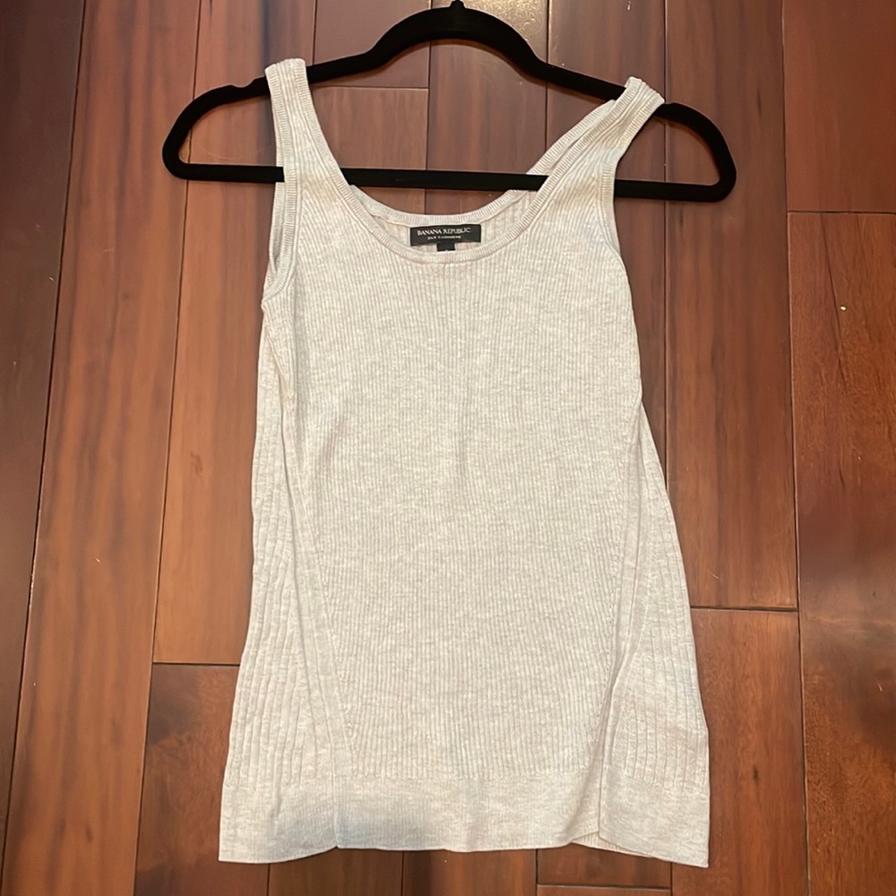 Banana Republic silk cashmere sweater tank
